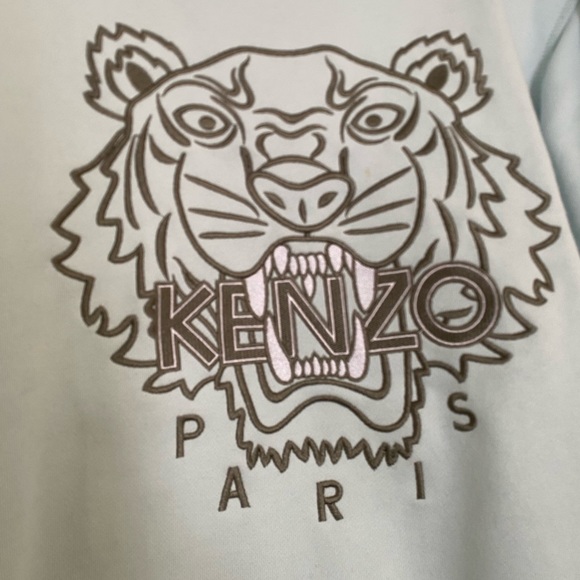 Kenzo mint tiger sweatshirt - Picture 2 of 4